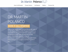 Tablet Screenshot of drmartinpolanco.com